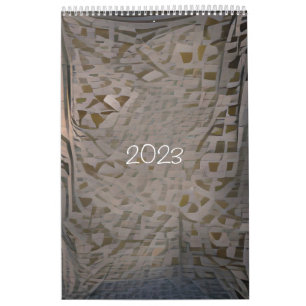 Calendário 2023 Wylie Quilting OnePage MediumCalendar, Branco
