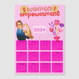Calendário 2024 - Cartão Magnético de Empoderament