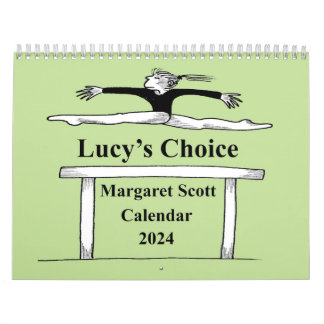 Calendário 2024 com trabalho de arte de Margaret S