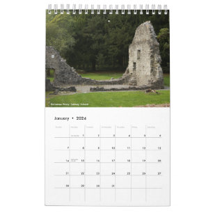 Calendário 2024 da Irlanda Antiga