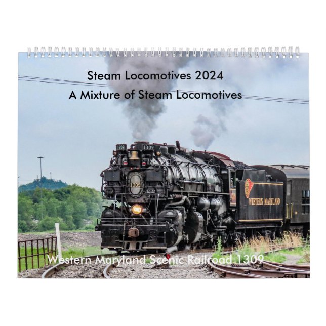 Calendário 2024 da Locomotiva a Vapor (Capa)