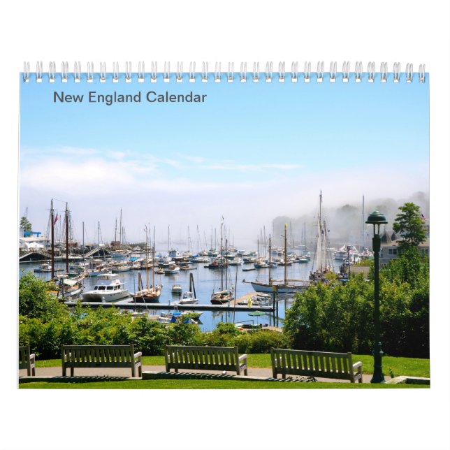 Calendário 2024 da Nova Inglaterra (Capa)