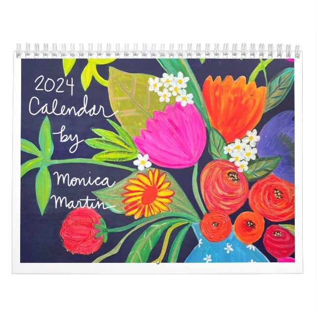 Calendário 2024 de Monica Martin Fine Art (Capa)