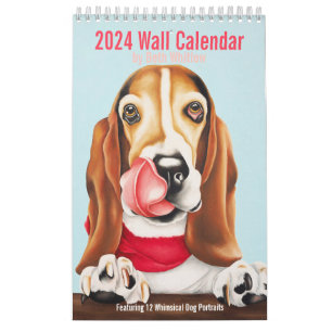 Calendário 2024 do Cachorro Quimológico - Pequeno