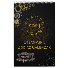 Calendário 2024 dos Sinais Astrologia Zodiac Steam
