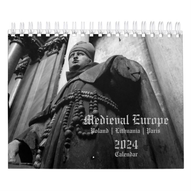 Calendário 2024 Europa medieval Religiosa PEQUENO  (Capa)