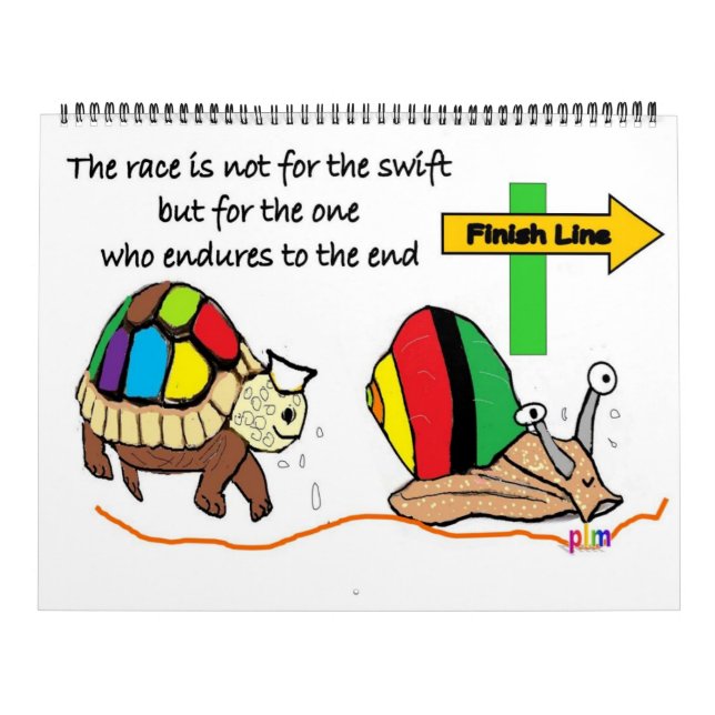 Calendário 2024 - inspirador, motivacional (Capa)