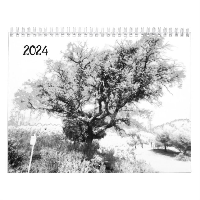 Calendário 2024 Novo ano Planner art e design (Capa)