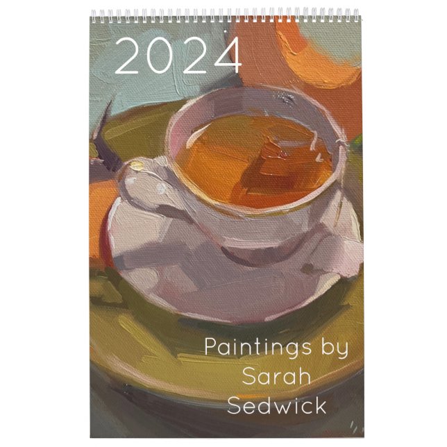 Calendário 2024: Pinturas de Sarah Sedwick Calendar (Capa)