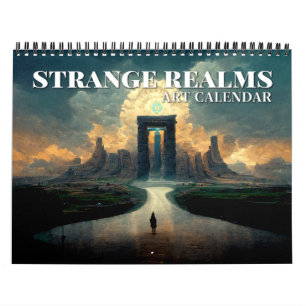 Calendário 2024 Strange Realms 1 Fantasy Art Calendar