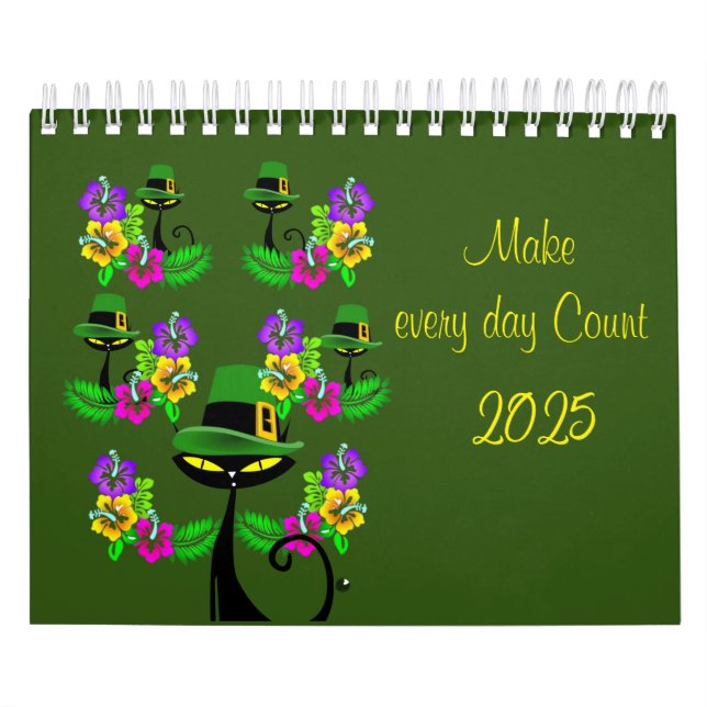 Calendário 2025 Cat Kitten Irlandês (Capa)