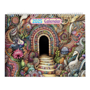Calendário 2025 Cavernas de Arte do Calendário