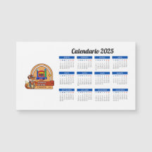 Calendario 2025 con logo
