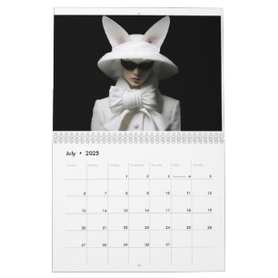 Calendário 2025 do Crazy Couture Hat