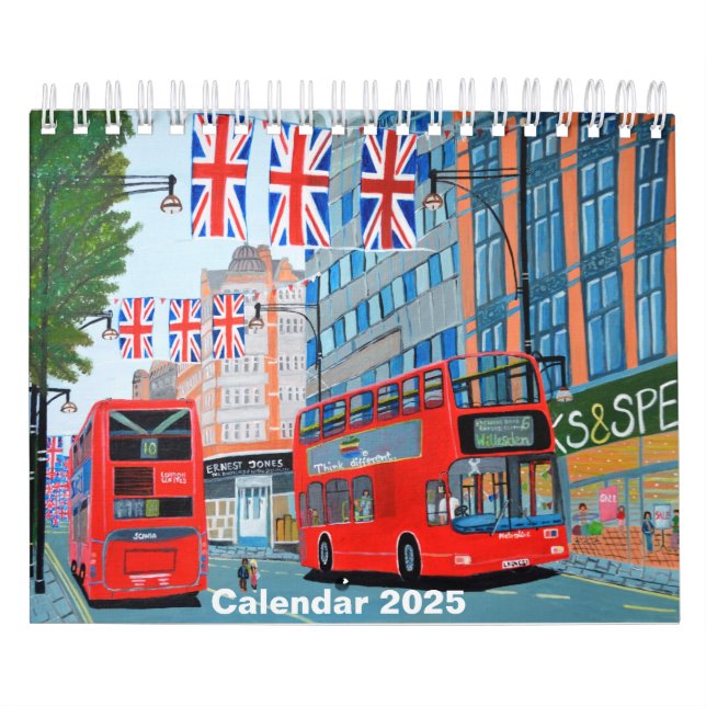 Calendário 2025 do Rainha Jubileu de Londres (Capa)