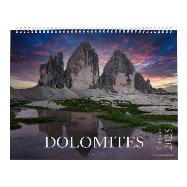 Calendário 2025 Dolomites Nature & Landfoz (Capa)