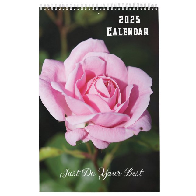 Calendário 2025 Faça Apenas Suas Melhores Flores (Capa)