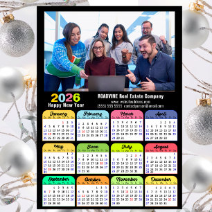 Calendário 2025 Foto Comercial Moderna Magnética N