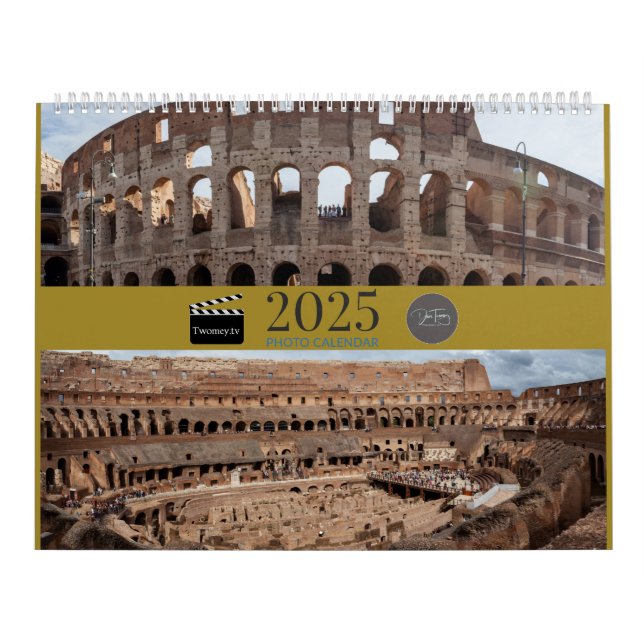 Calendário 2025 San Francisco Bay Area, Dublin, Irlanda, Itál (Capa)