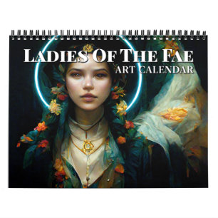 Calendário 2025 Senhoras Do Fae 2 Fantasy Art Calendar