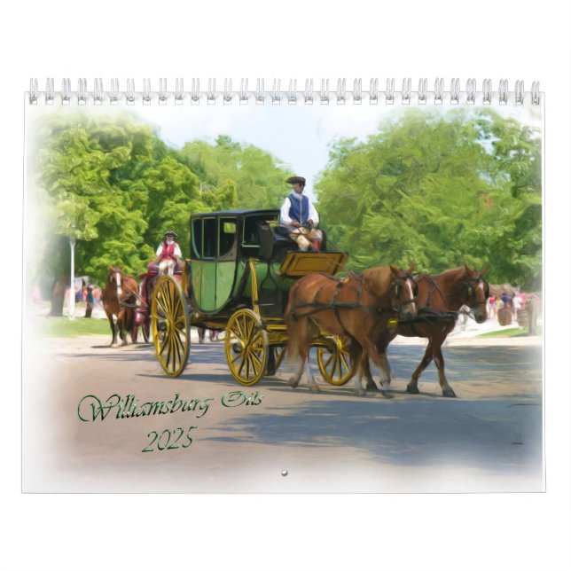 Calendário 2025 Williamsburg Oils (Capa)