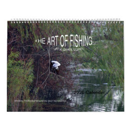 Calendário 2026: A Arte da Pesca por A.Grate Egret