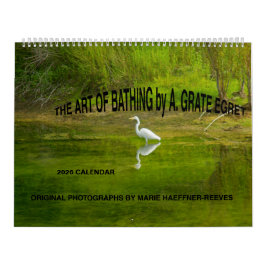 CALENDÁRIO 2026: A ARTE DO BANHO por A.GRATE EGRET