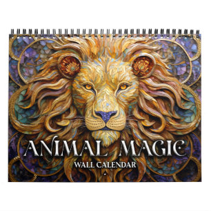 Calendário 2026 Animal Magic 2 Surreal Wildlife Art Calendar