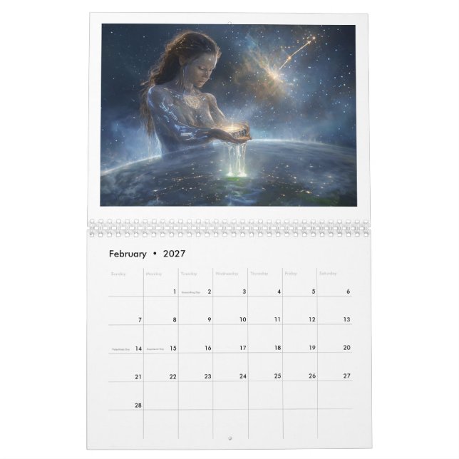 CALENDÁRIO 2026 CALENDAR  (Fev 2027)