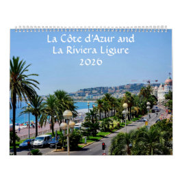 Calendário 2026 Calendar French Riviera