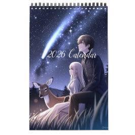 Calendário 2026 Calendar (Images created by Grok)