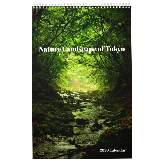 Calendário 2026 Calendar , Nature landscape of Tokyo (Capa)