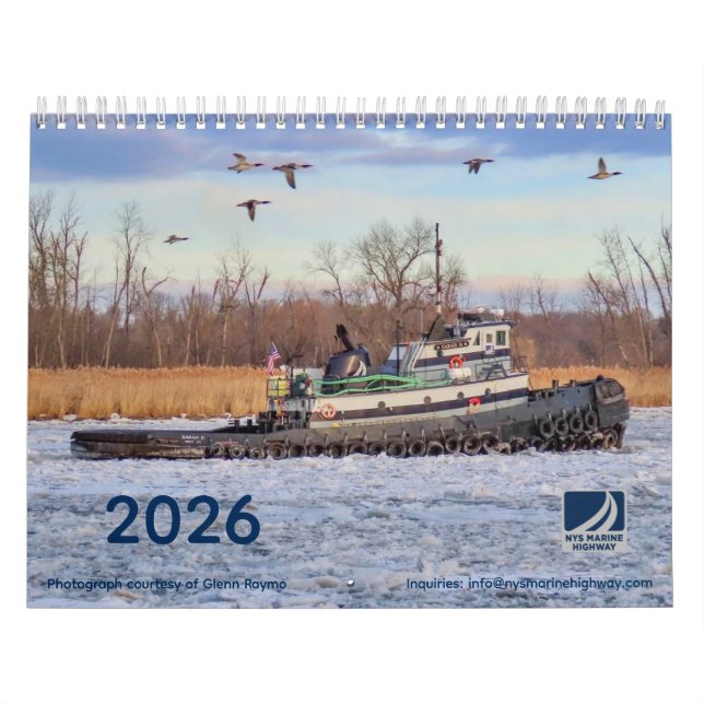 Calendário 2026 Calendar - NYS Marine Highway (Capa)