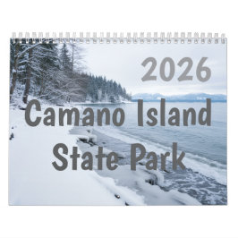 Calendário 2026 Camano Island State Park Personalizado