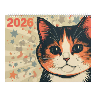 Calendário 2026 Cat Lover Calendar