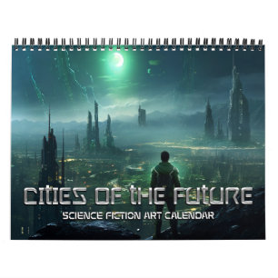 Calendário 2026 Cidades Do Futuro 4 Ficção Científica