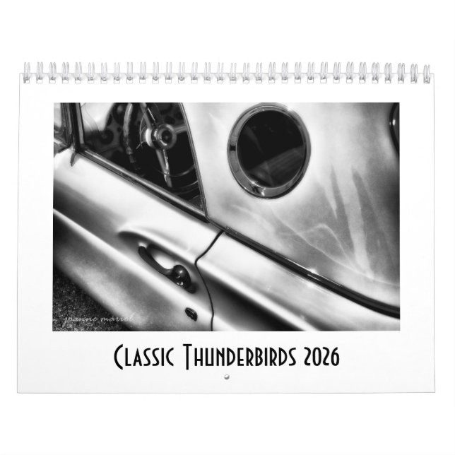 Calendário 2026 Classic Thunderbird (Capa)