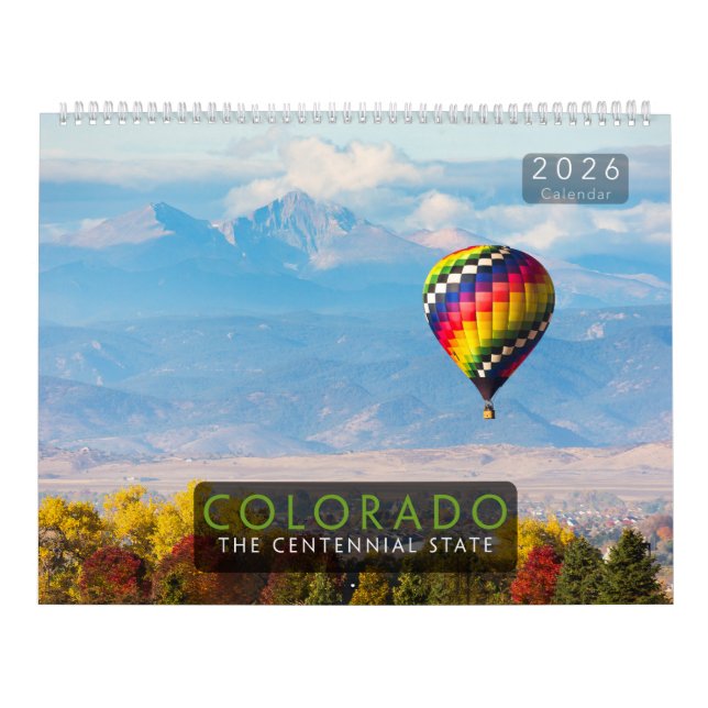 Calendário 2026 Colorado Nature Photography Calendar (Capa)