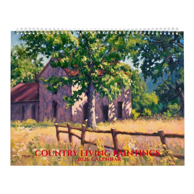 Calendário 2026 Country Living Original Painting Calendar (Capa)