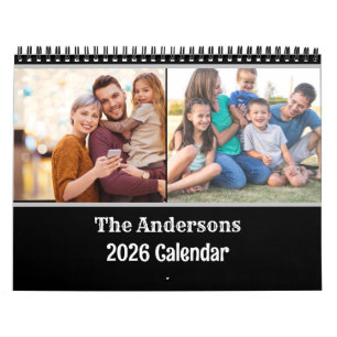 Calendário 2026 Crie moderno a sua própria família personaliz