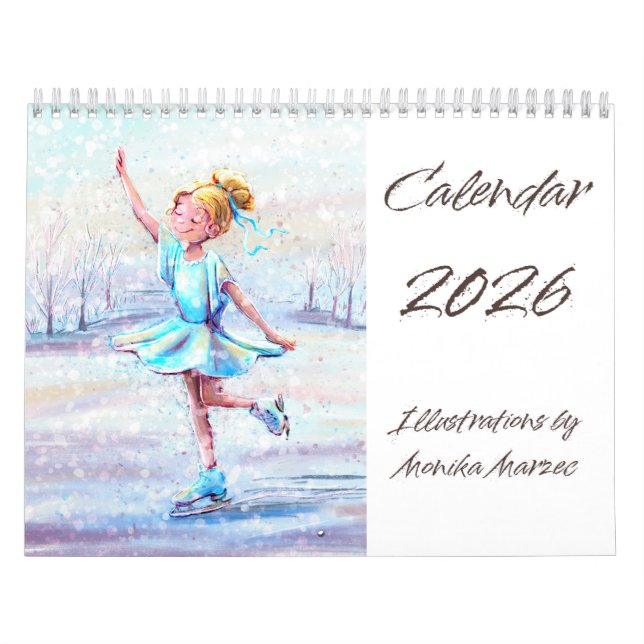 Calendário 2026 “Dança” de Monika Marzec (Capa)