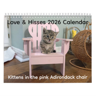 Calendário 2026 de Amor & Sibilos - o Adirondack r