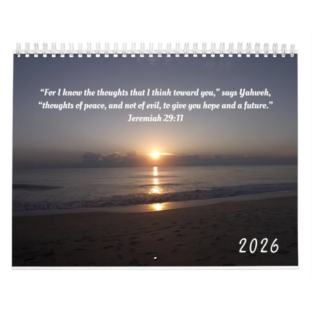 Calendário 2026 de Bênçãos da Natureza (Capa)