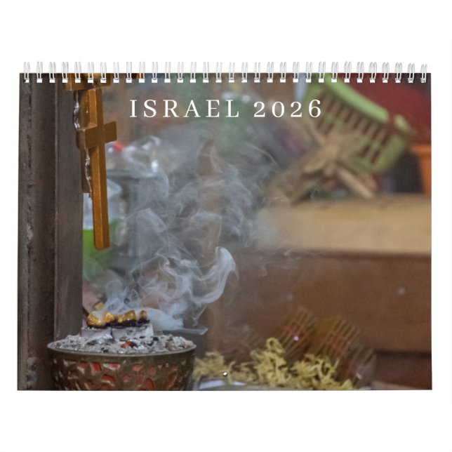 Calendário 2026 de Israel (Capa)