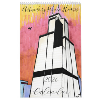 Calendário 2026 Drawn Art Calendar