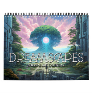 Calendário 2026 Dreamscapes 3 Arte Visionária Surreal