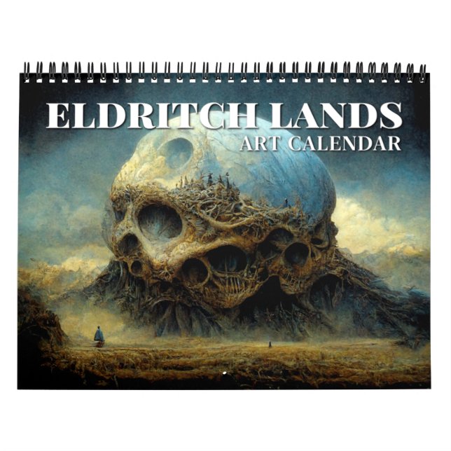 Calendário 2026 Eldritch Lands 2 Dark Fantasy Art Calendar (Capa)