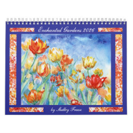 Calendário 2026 Enchanted Gardens Calendar