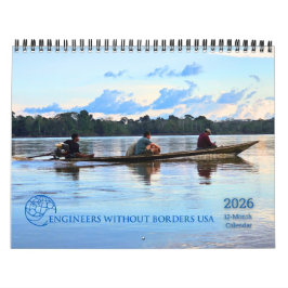 Calendário 2026 EWB-USA Wall Calendar 