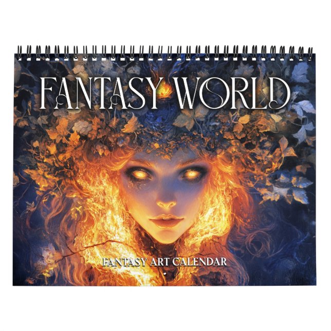 Calendário 2026 Fantasy World 2 Fantasy Art Calendar (Capa)